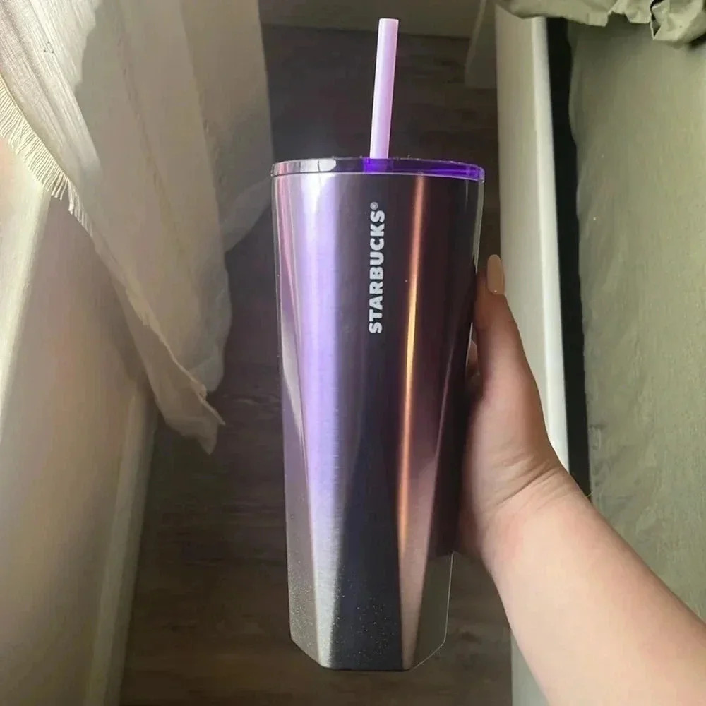 NWT Starbucks 2023 Lilac Silver Gradient Ombré Cup